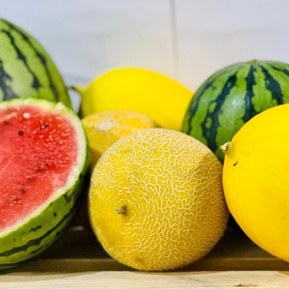 Melonen und Wassermelonen